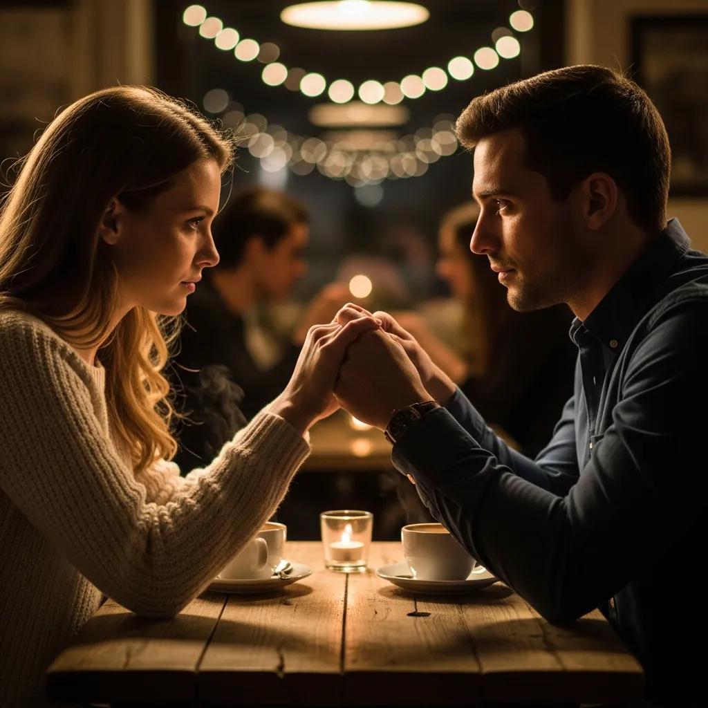 Couple holding hands, symbolizing trust rebuilding after infidelity