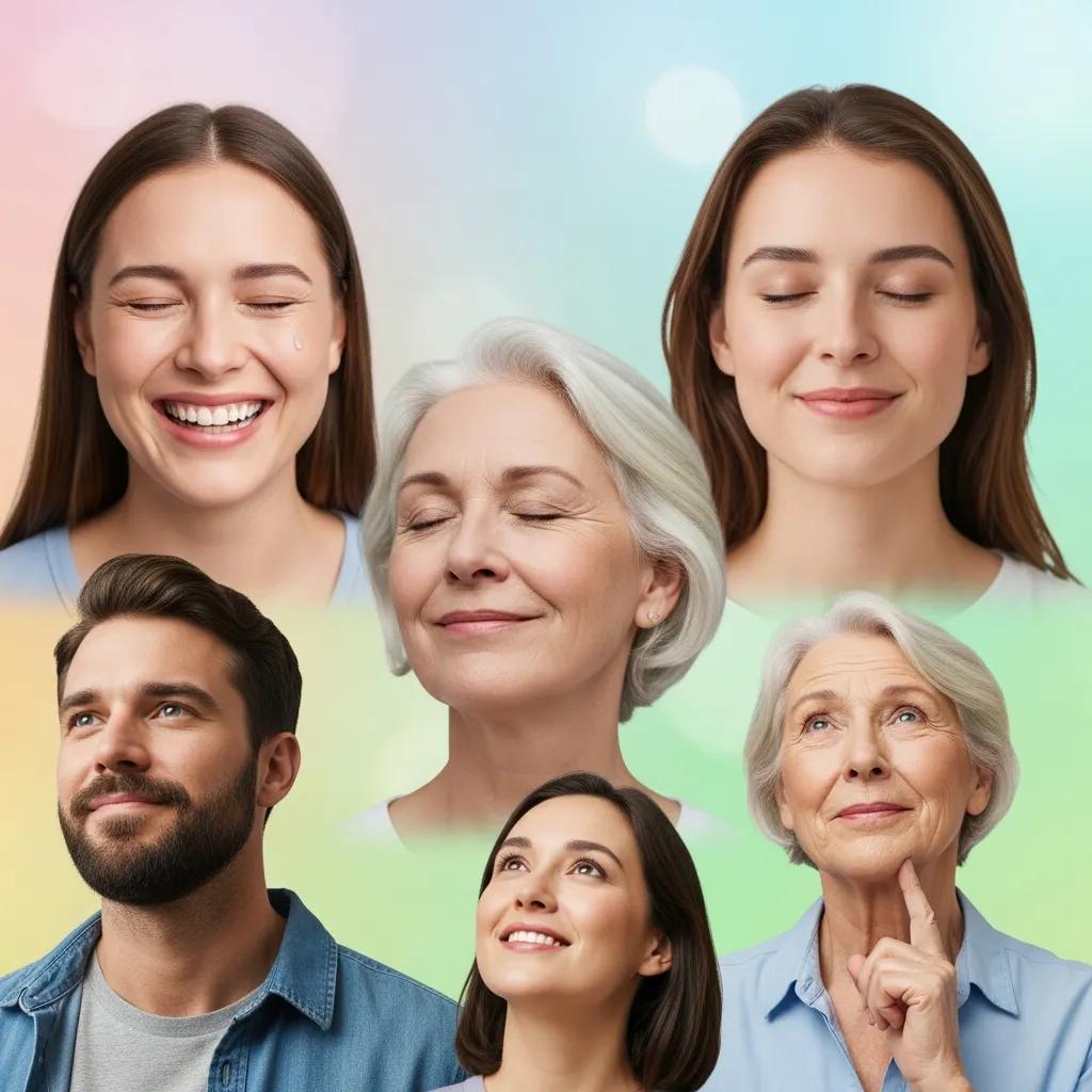 People experiencing relief and increased resilience after EMDR therapy