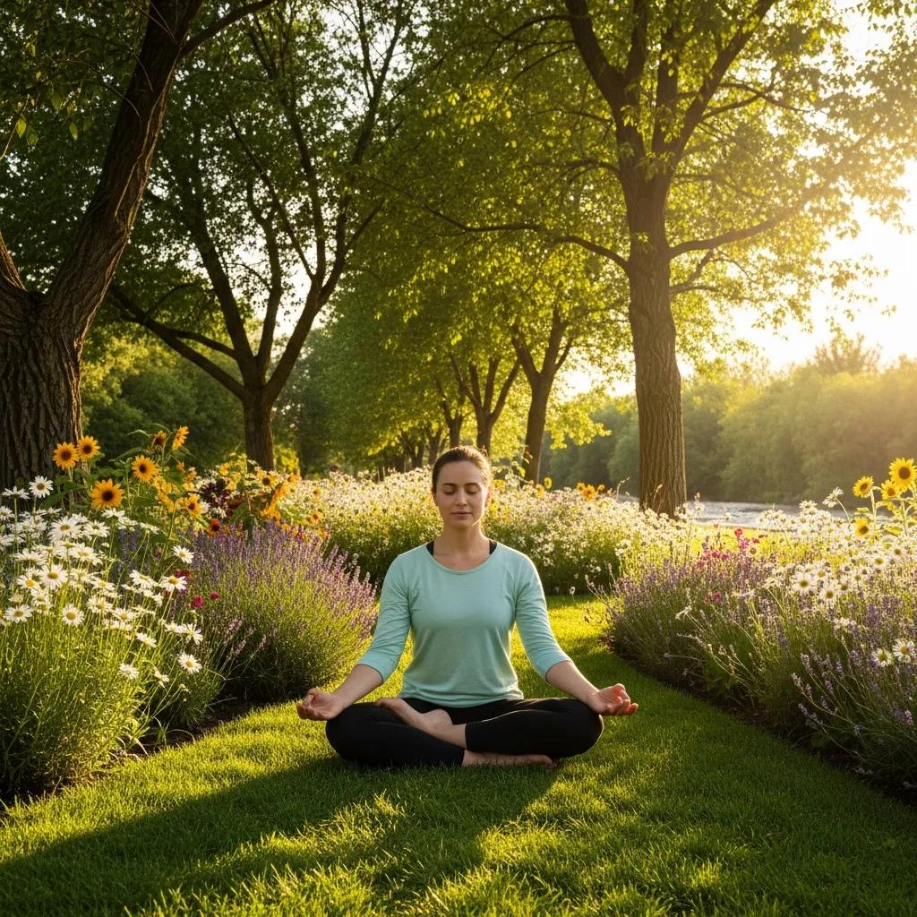 Person sitting outdoors, practicing mindful self-care after therapy