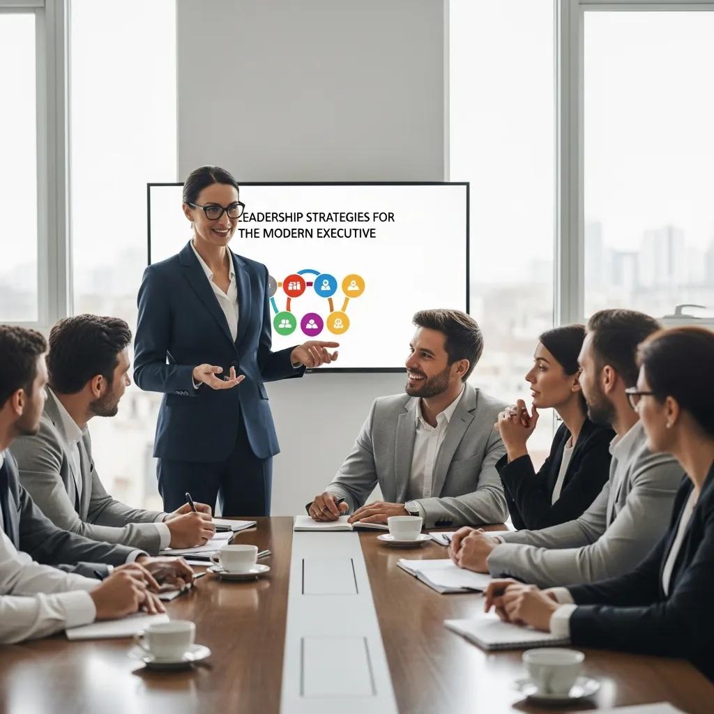 Executive coaching session in Birmingham, MI, highlighting professionals enhancing their leadership skills